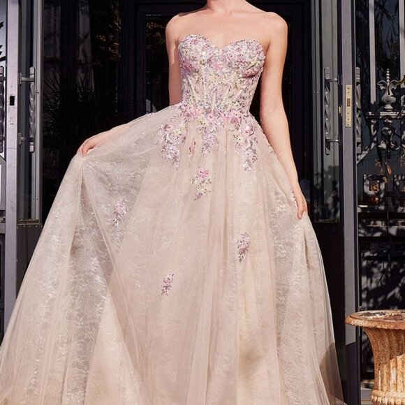 Formal ball gown.Prom party pageant mother of the bride dress gala evening - Picture 3 of 8